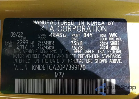 2023 Kia Seltos Sx Turbo из США, поврежденный, VIN KNDETCA20P7399170